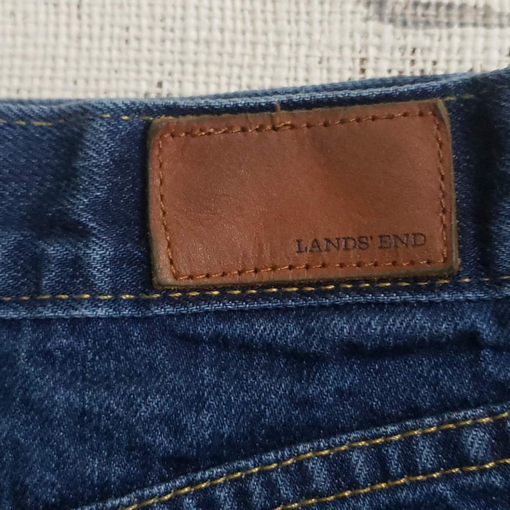 Vintage high rise dark denim jeans